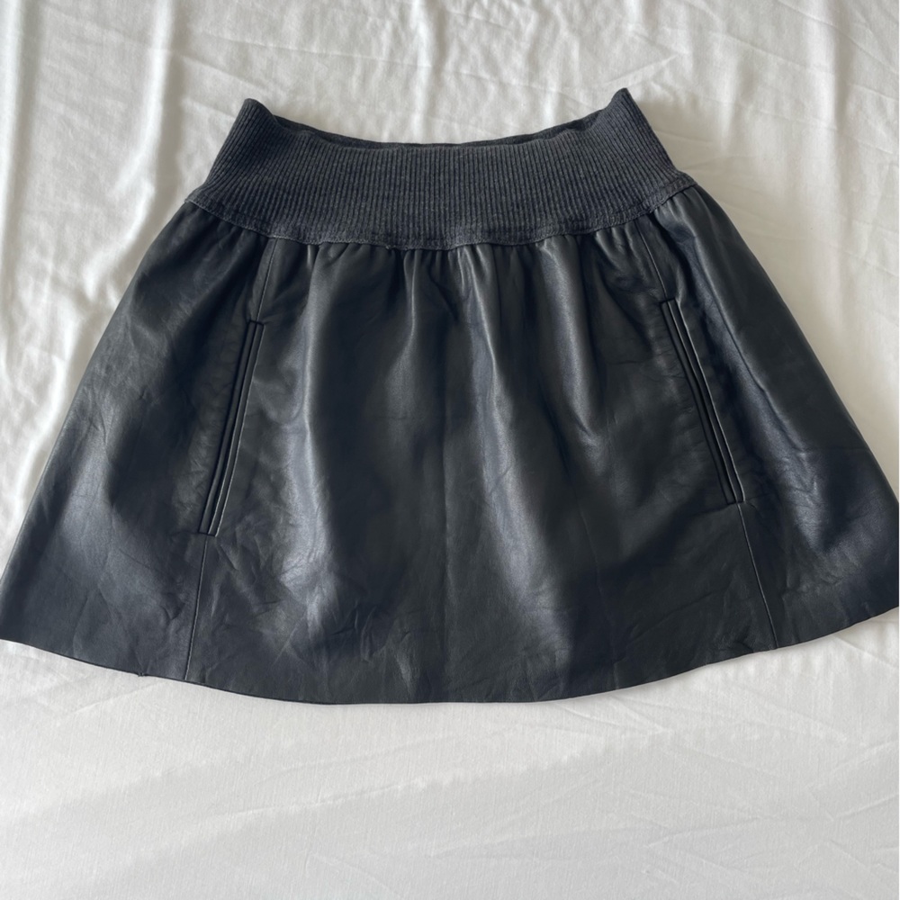 Theory Black Mini Skirt